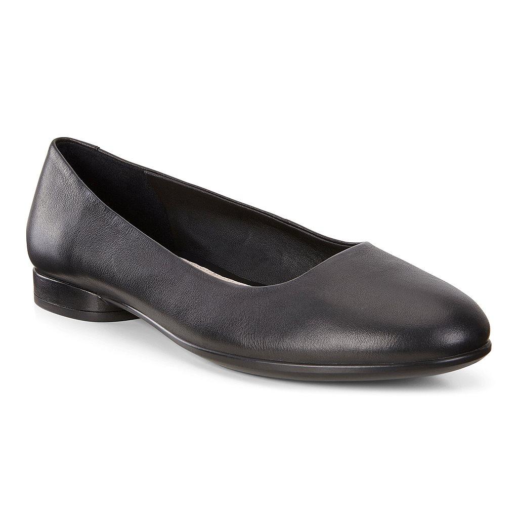 Ecco Anine Womens Ballet Flats In Black Online - India SLJ-074831